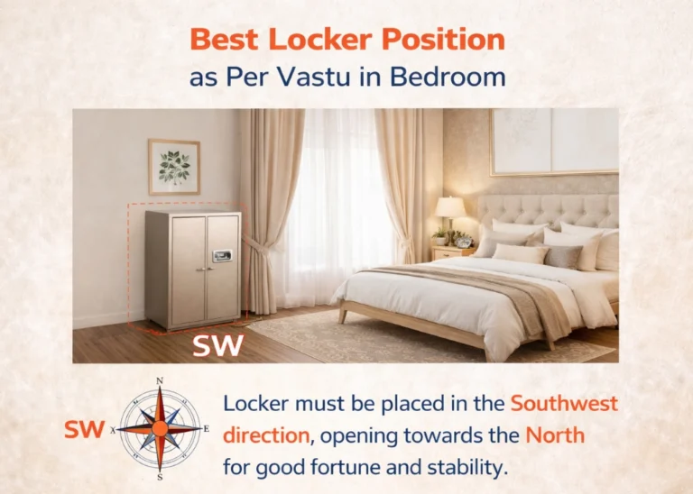 Best Locker Position as Per Vastu in Bedroom